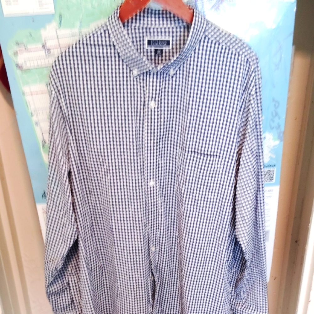 Club Room Checkered Button Down